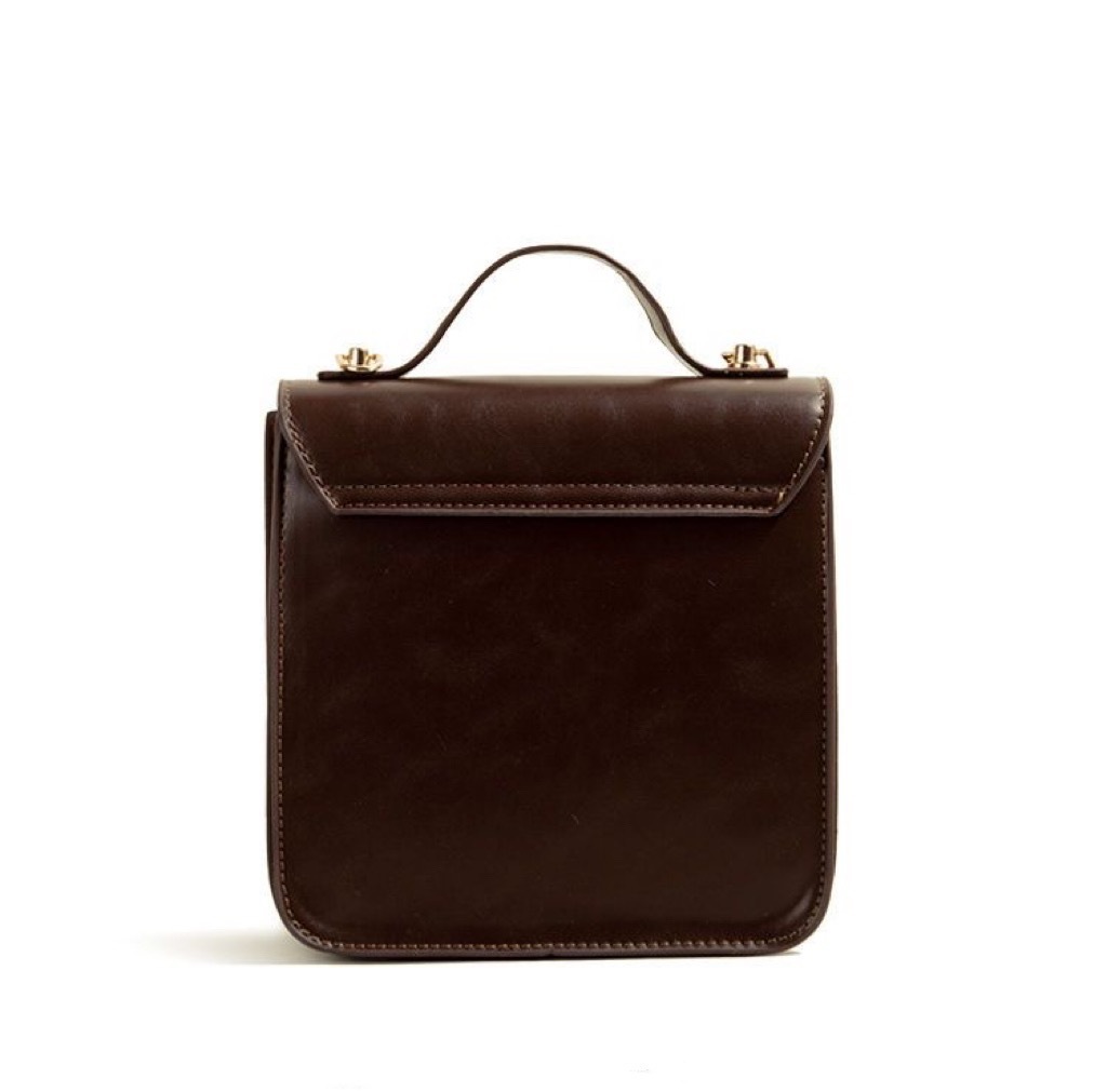 Vintage Mini Satchel Crossbody Bag - Classic Style