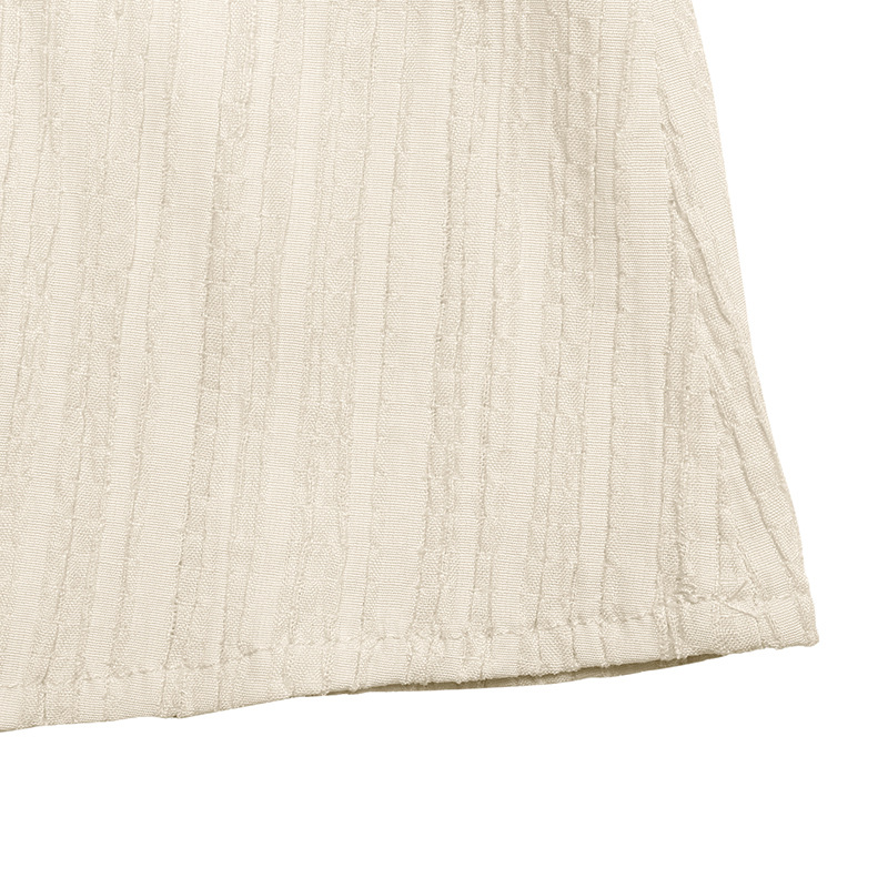 Robe longue bohème en dentelle crochet écru à col en V