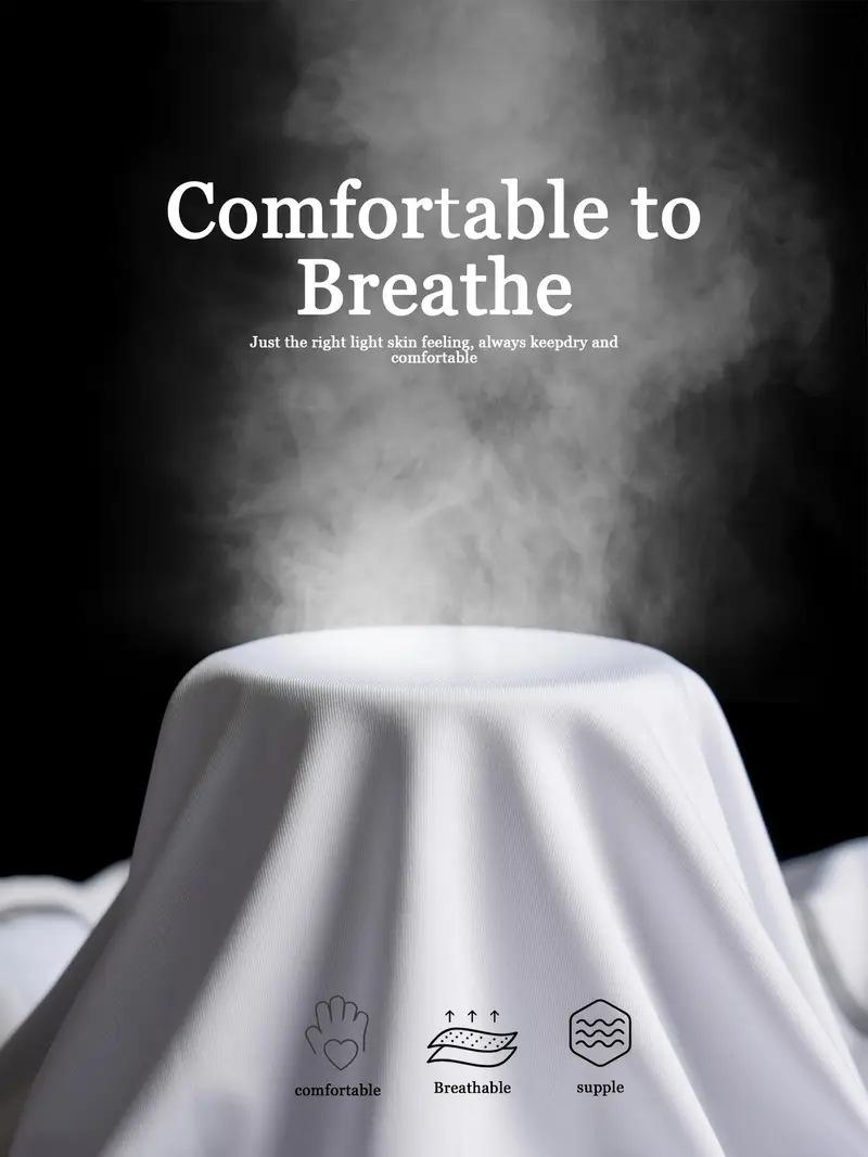 High Neck Base Layer with Reflective Details for Men: High Elasticity Quick-Drying Training Long Sleeves T-Shirt