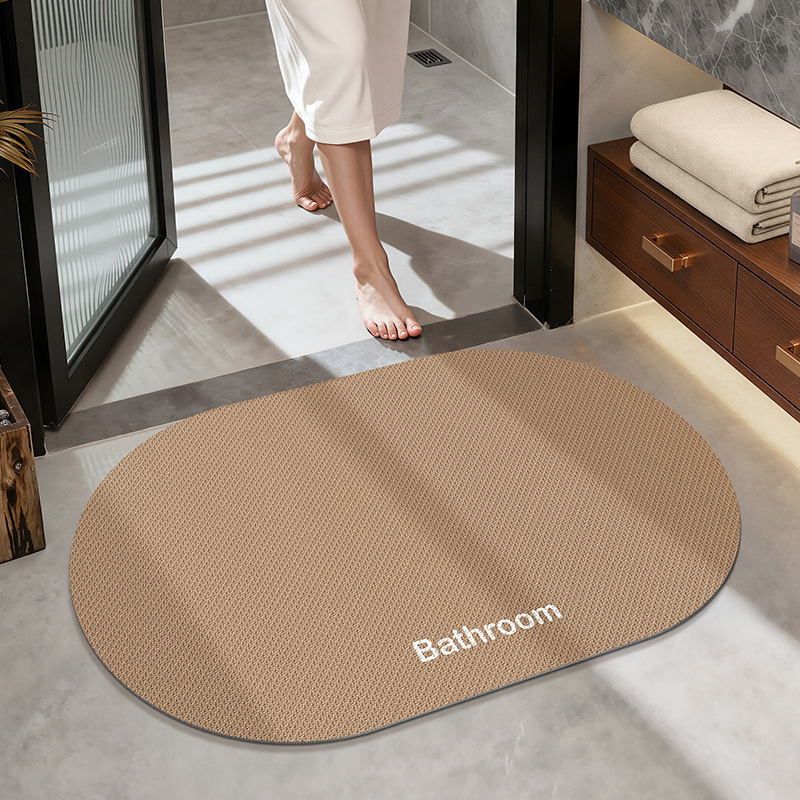 Quick Dry Anti-Slip Bathroom Mat - Absorbent & Soft