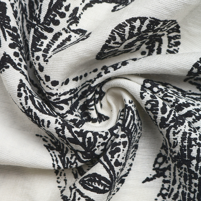 Paisley Print V-Neck Tiered Maxi Dress - Boho Summer Style