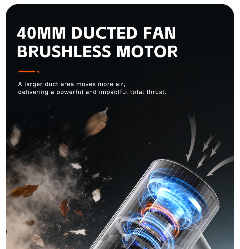 Compact Portable Turbo Fan & Air Blower - Cordless & Powerful