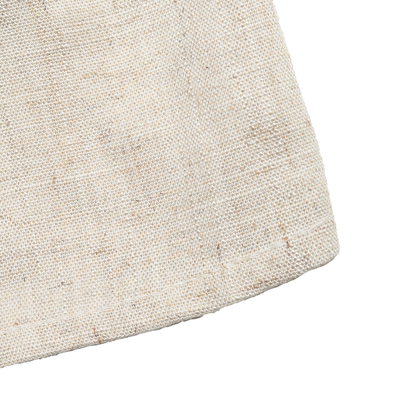 Chic Linen Blend Crop Top & Wrap Mini Skirt Set