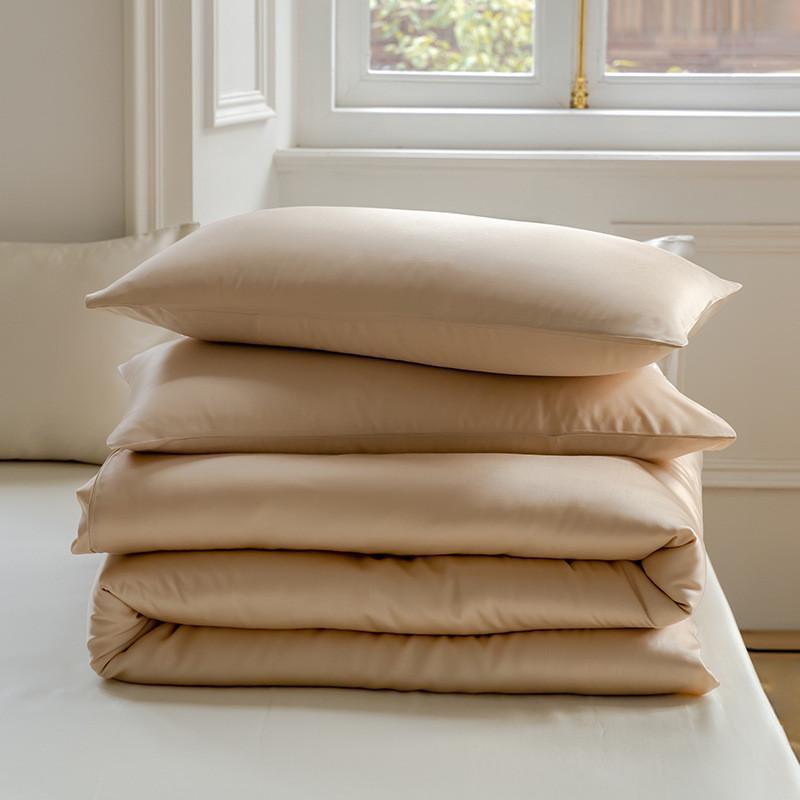 Ensemble de draps rafraîchissants Lenzing Tencel avec taies d'oreiller respirantes et évacuant l'humidité