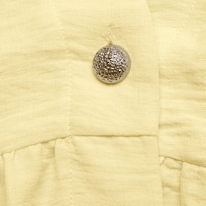 Chic Yellow Peplum Top & Wide-Leg Pants Set