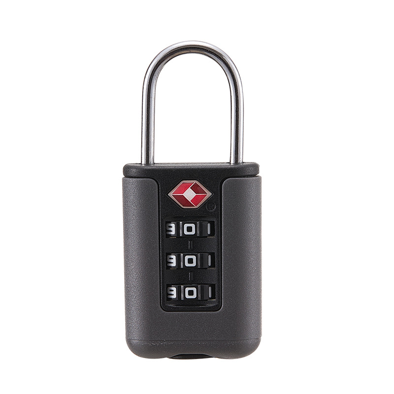 TSA Approved 3-Digit Combination Padlock, Heavy Duty Zinc Alloy Travel Lock, Resettable Code Security for Suitcase, Gym Locker, Travel Bag