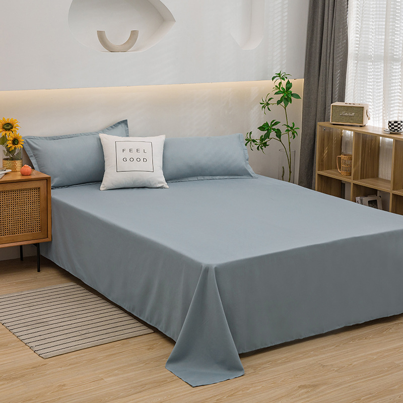 Soft Breathable Washed Cotton Bedding Sheet-  Light Weight Essentials for Spring/Summer