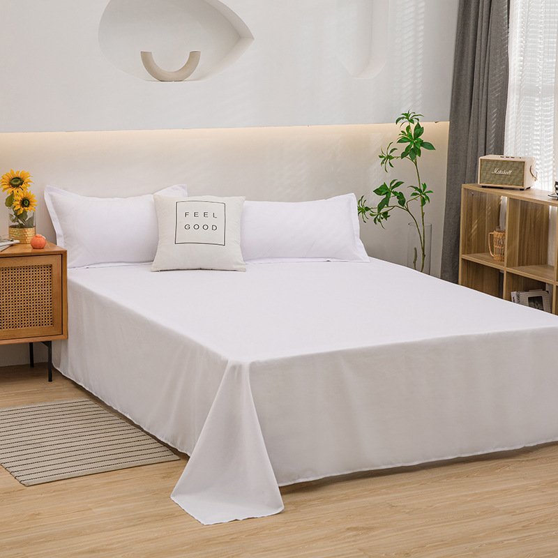 Soft Breathable Washed Cotton Bedding Sheet-  Light Weight Essentials for Spring/Summer