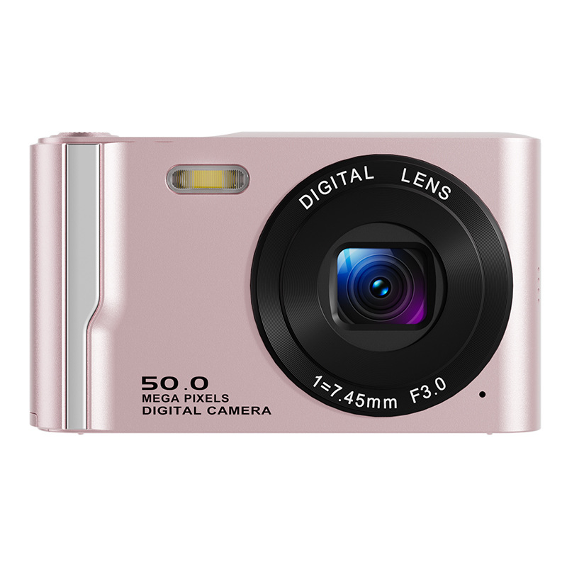 50-Megapixel-Digitalkamera mit 4K-Videofunktion, 16-fachem Zoom, 2,8-Zoll-HD-Bildschirm und 120 Minuten Akkulaufzeit