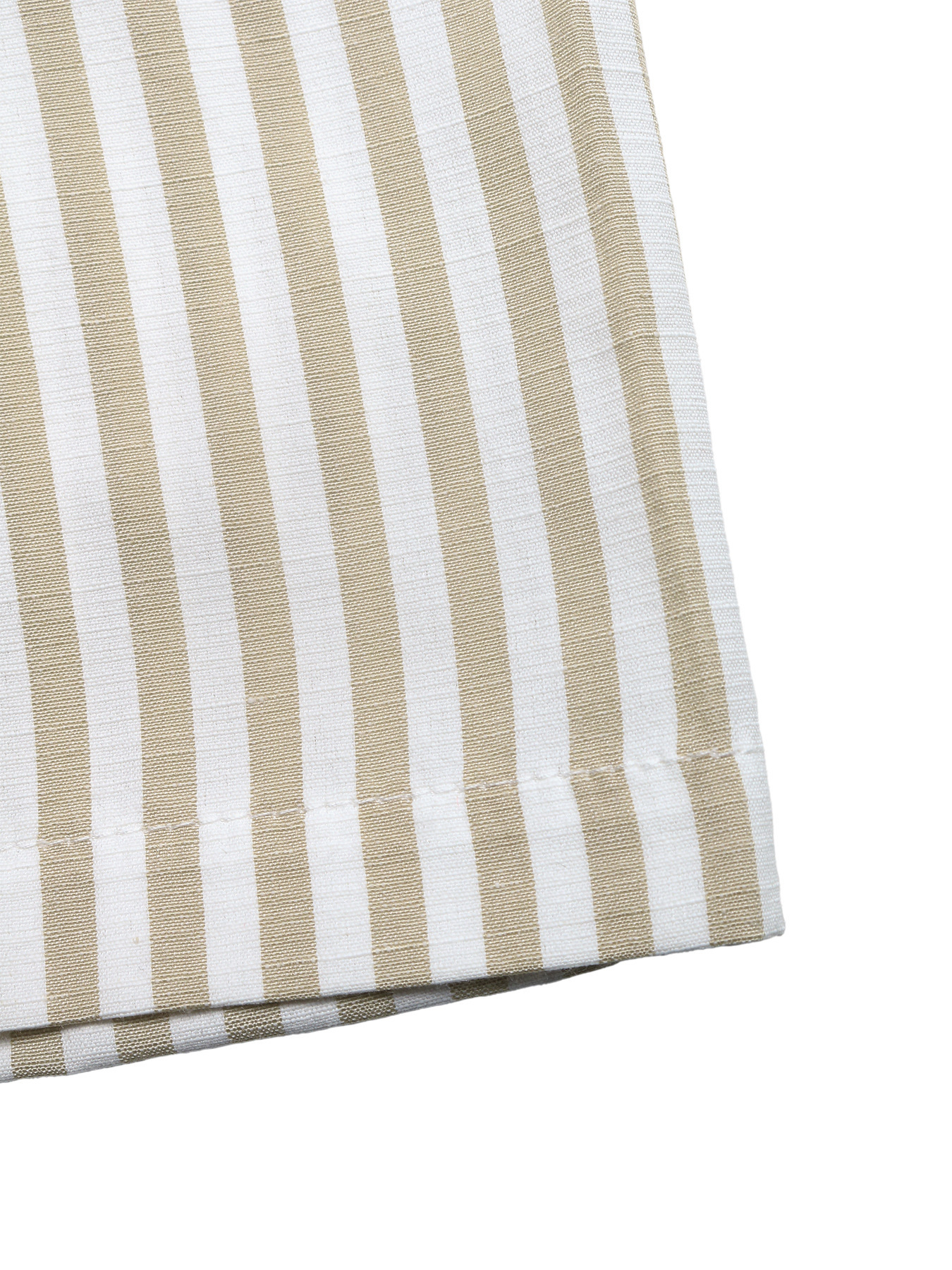 Striped Lace-Up Vest & Wide-Leg Pants Two-Piece Set