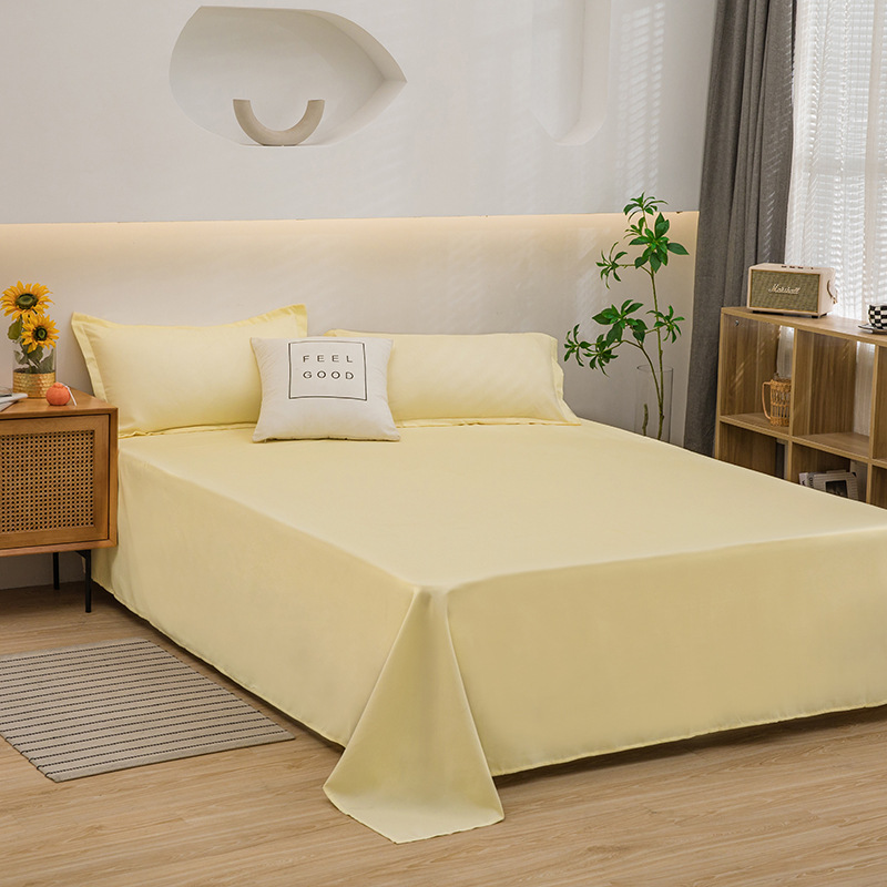 Soft Breathable Washed Cotton Bedding Sheet-  Light Weight Essentials for Spring/Summer