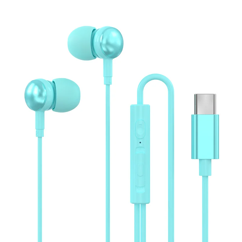 Clear Call Wired Earphones with In-Line Microphone & Remote, Powerful Bass 10mm Driver In-Ear Headset for Travel & Work