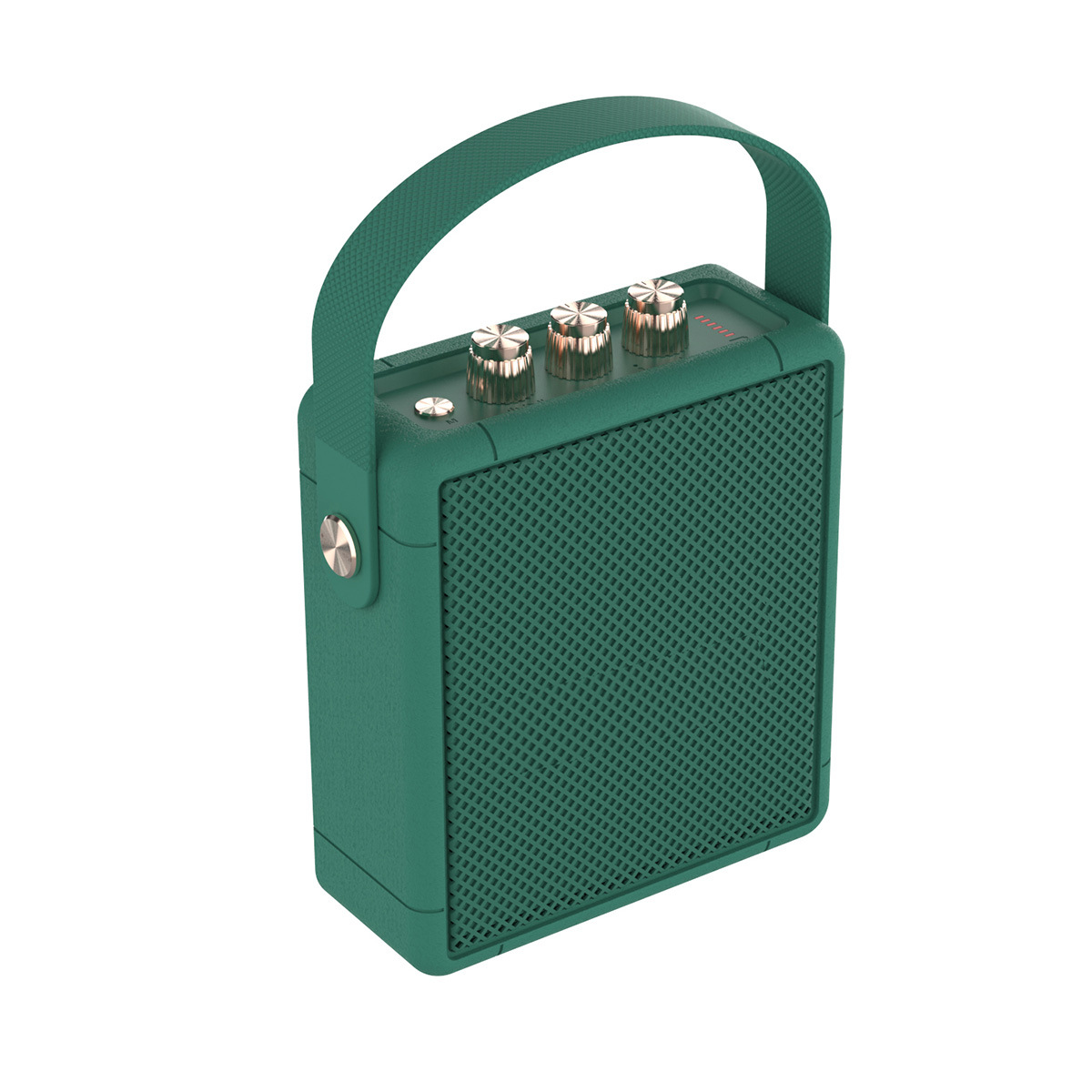 Portable Retro Bluetooth Speaker, 20W Rich HiFi Sound, IPX5 Waterproof, 15H Playback, 30ft Connectivity Range, Vintage Wireless Speaker with Strap
