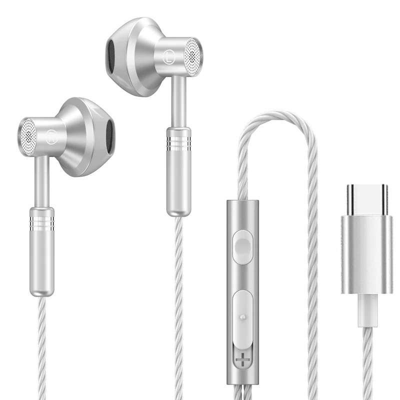 Ergonomic Wired Earphones with In-Line Mic & Audio Controls, Noise Isolating Earbuds for Phones, Laptops & Tablets