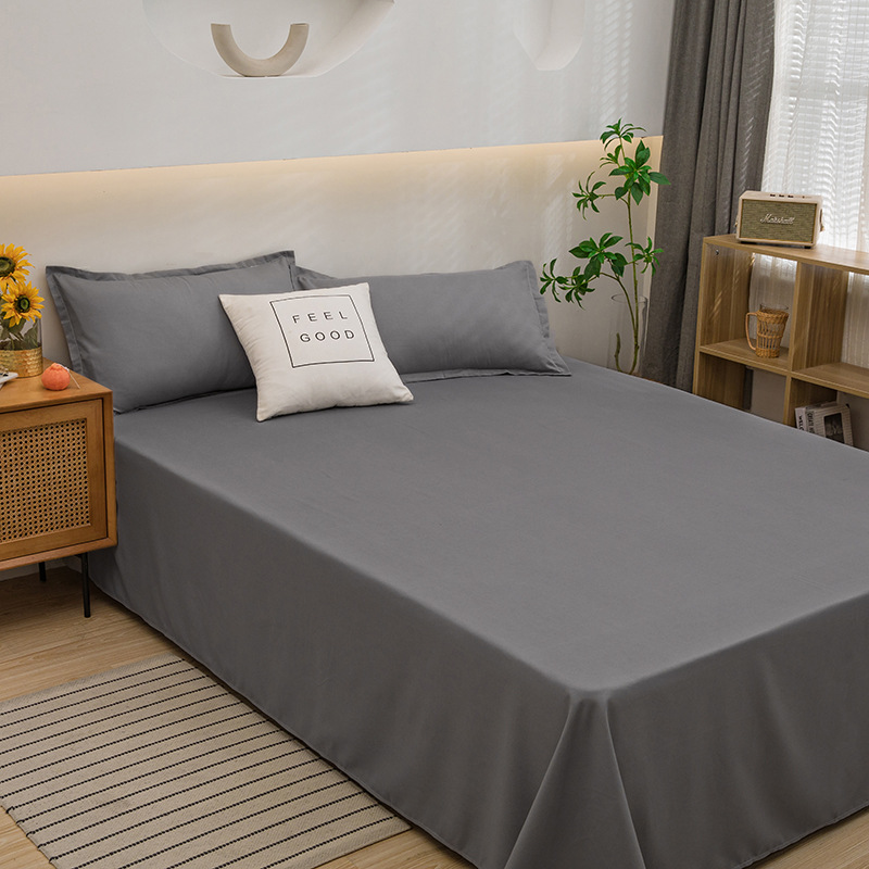 Soft Breathable Washed Cotton Bedding Sheet-  Light Weight Essentials for Spring/Summer