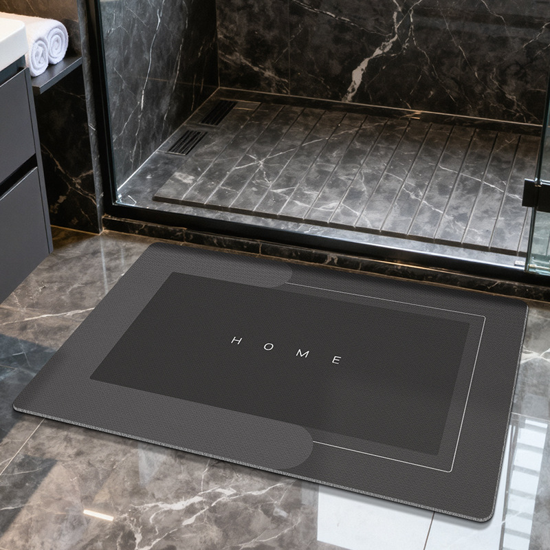 Quick Dry Anti-Slip Bathroom Mat - Absorbent & Soft