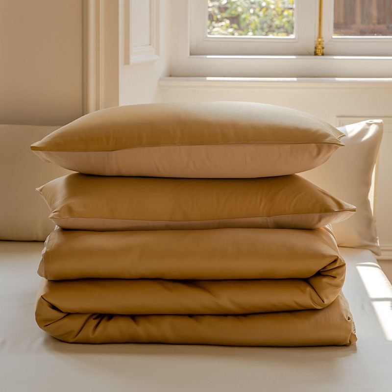 Ensemble de draps rafraîchissants en Tencel Lenzing avec housse de couette respirante et évacuant l'humidité
