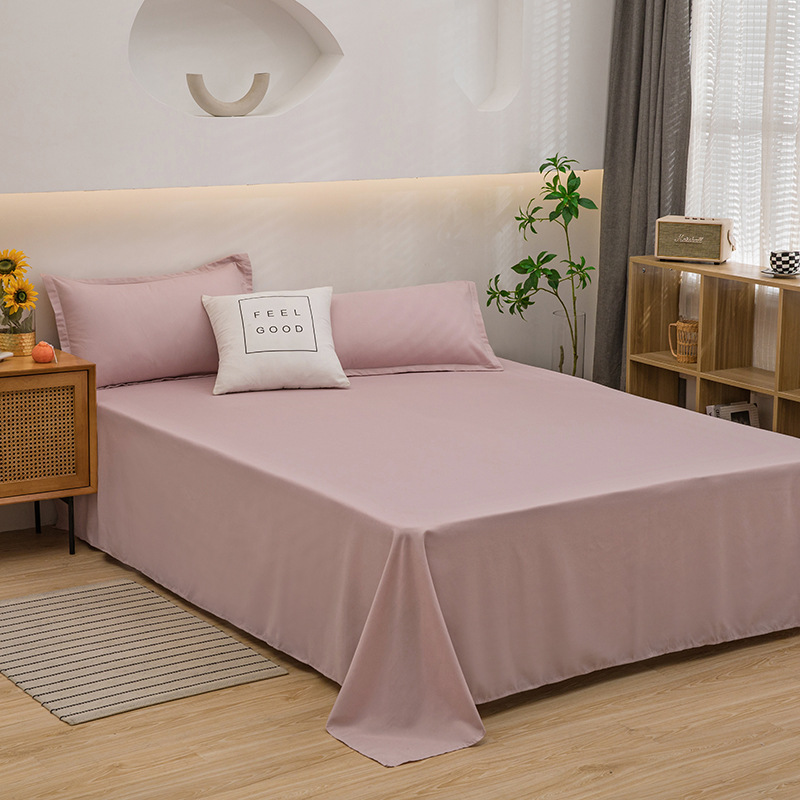 Soft Breathable Washed Cotton Bedding Sheet-  Light Weight Essentials for Spring/Summer