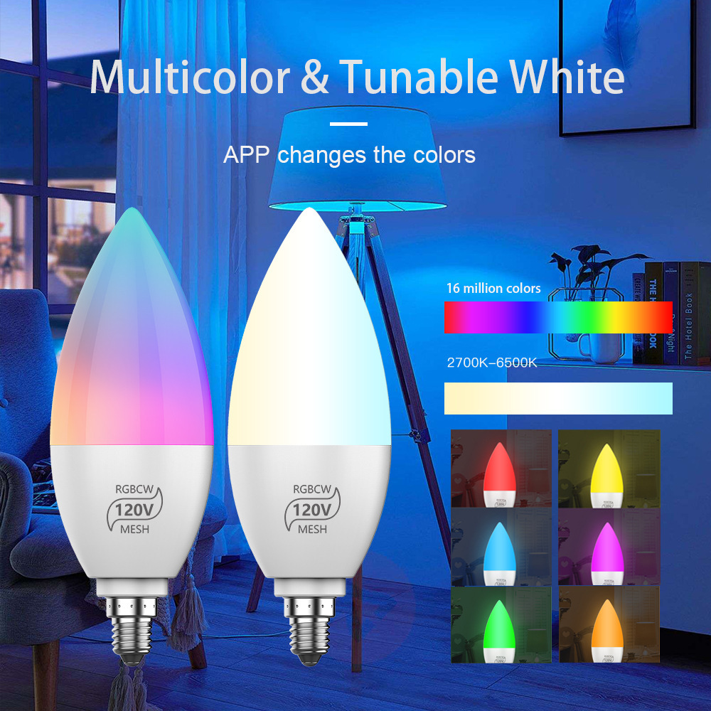 Smart BR30 WiFi LED Floodlight Bulb RGBW Dimmable 11W