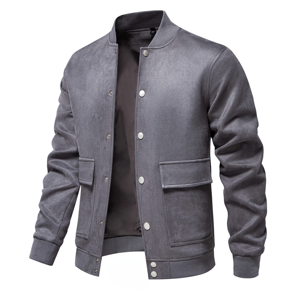 Giacca casual da uomo autunno/inverno con collo alto