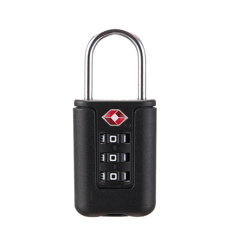 TSA Approved 3-Digit Combination Padlock, Heavy Duty Zinc Alloy Travel Lock, Resettable Code Security for Suitcase, Gym Locker, Travel Bag