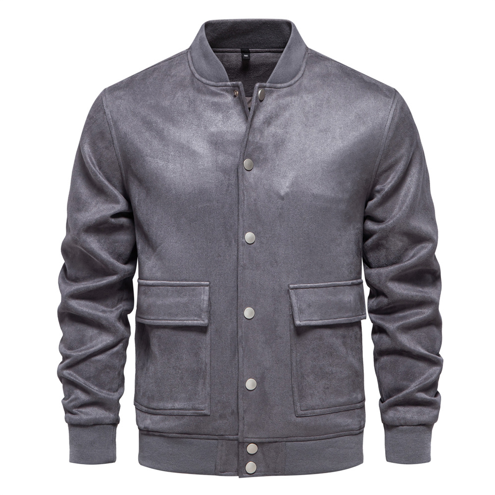 Giacca casual da uomo autunno/inverno con collo alto