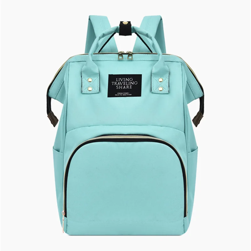 Zaino fasciatoio leggero, borsa da viaggio capiente per neonati con tasche termiche per biberon, zaino premaman impermeabile.