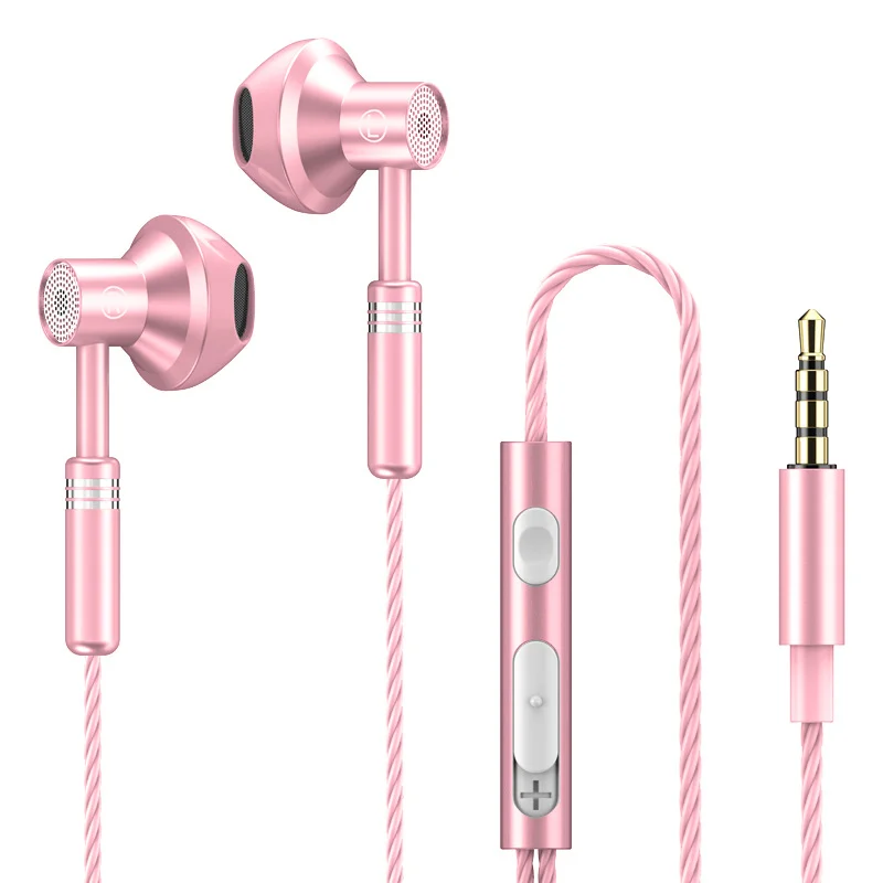 Ergonomic Wired Earphones with In-Line Mic & Audio Controls, Noise Isolating Earbuds for Phones, Laptops & Tablets