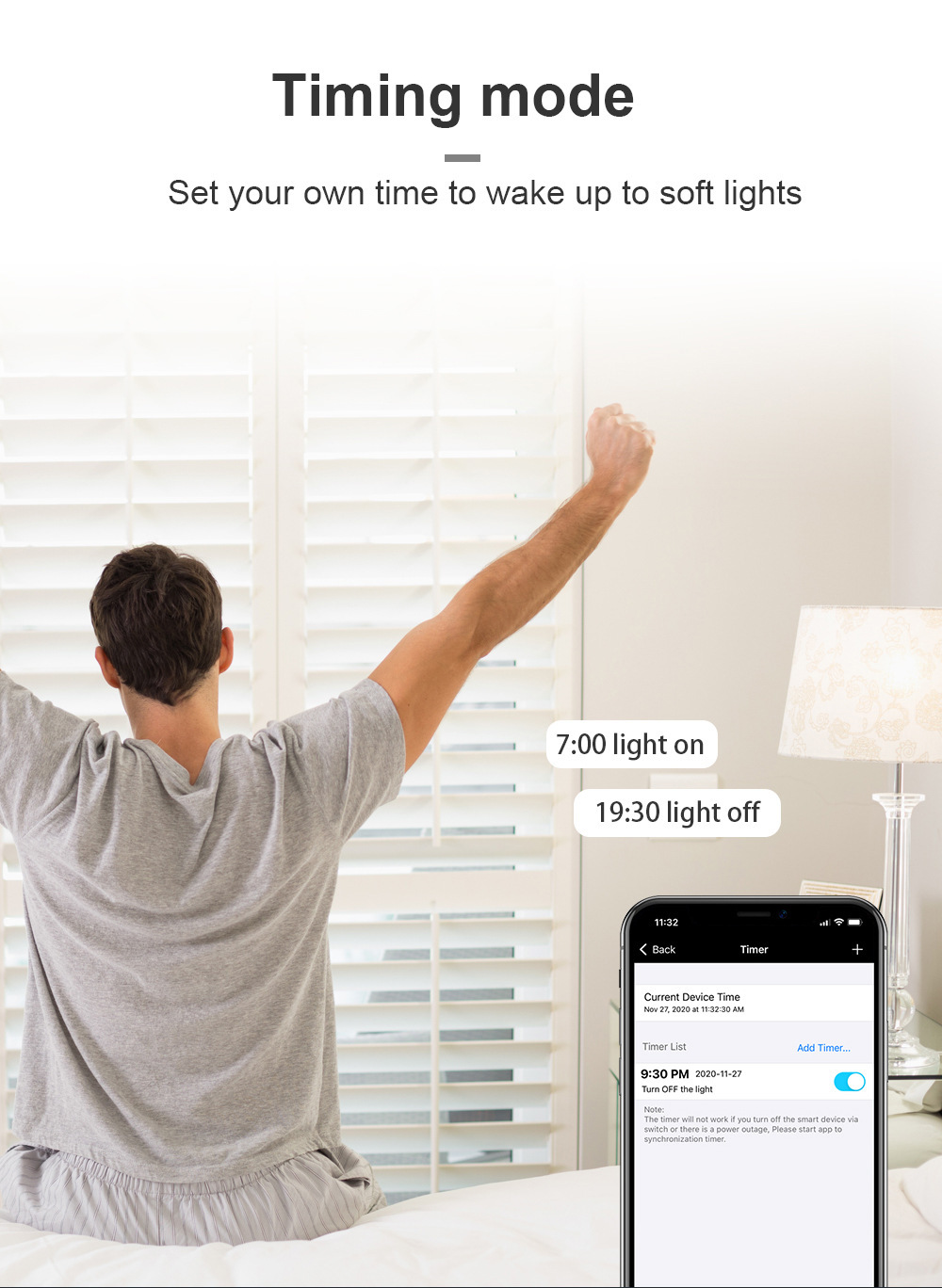 Smart BR30 WiFi LED Floodlight Bulb RGBW Dimmable 11W