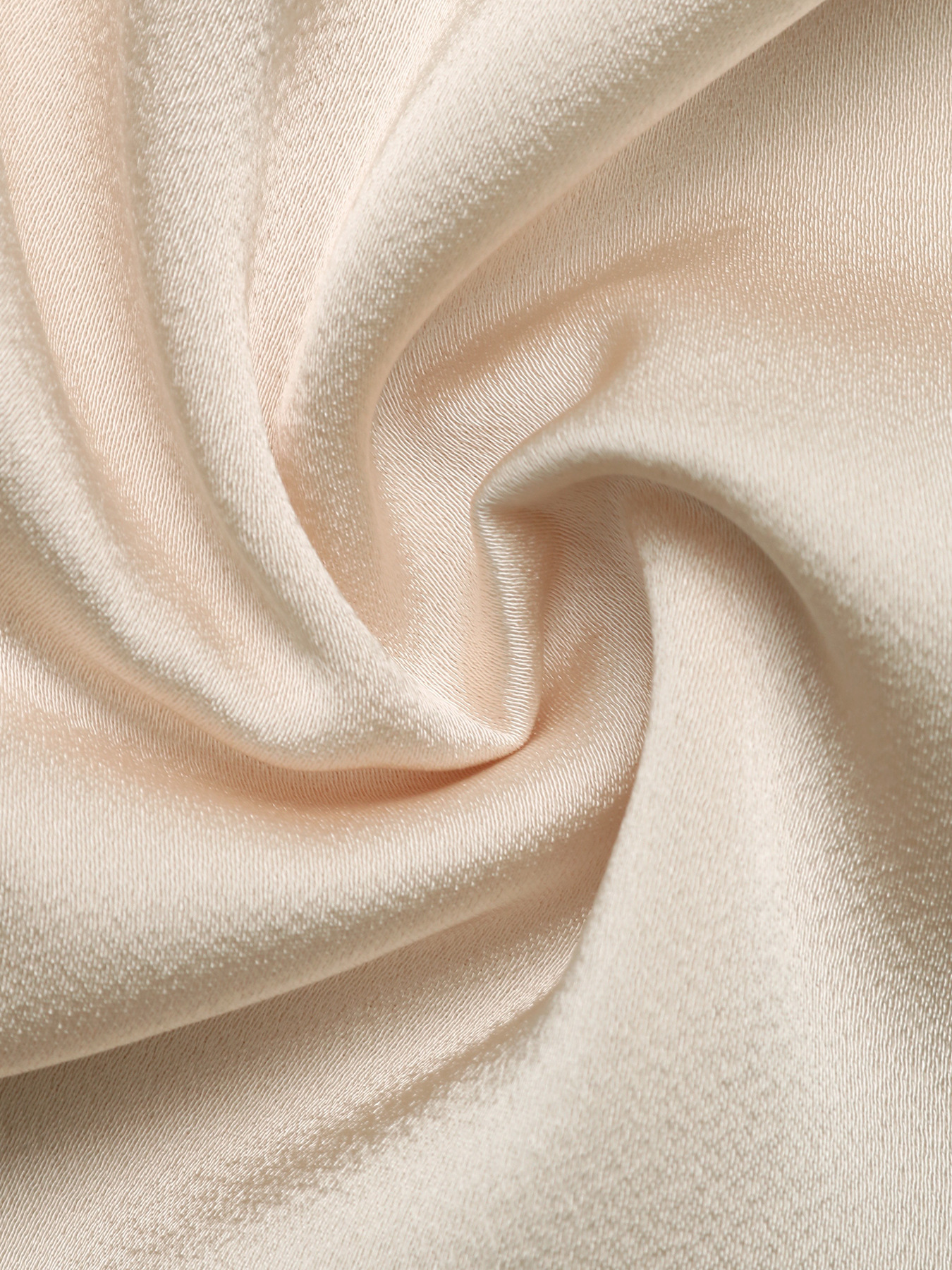 Elegant Champagne Satin Cowl Neck Bodysuit with Pearl Straps