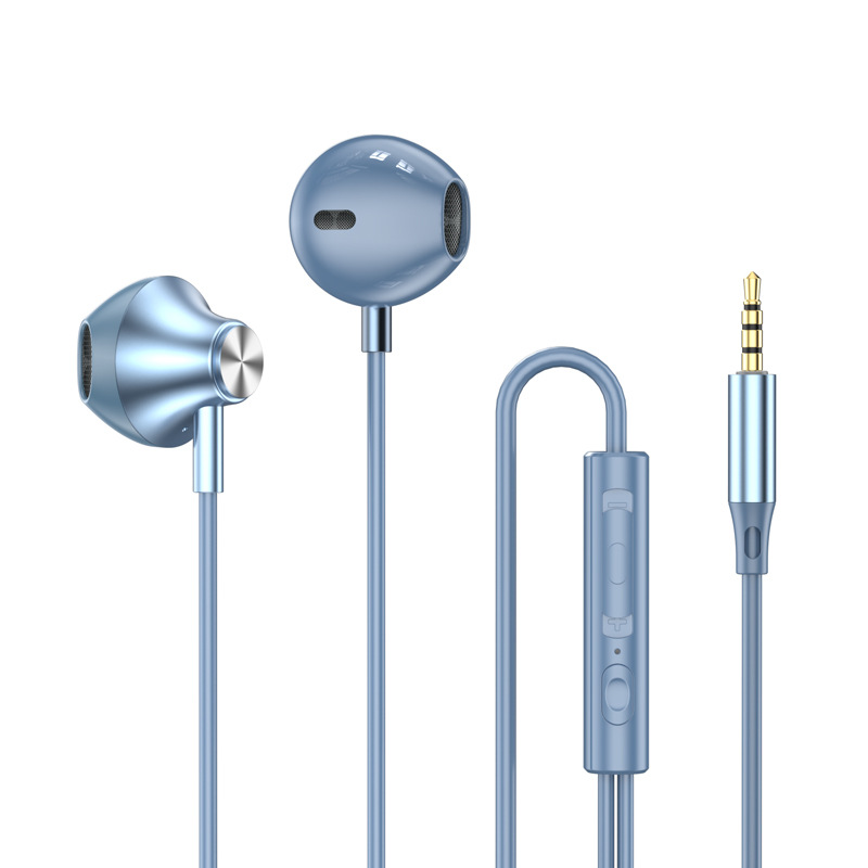 Wired In-Ear Earphones with In-Line Mic & Volume Control, Dual Sound Isolation, 3.5mm / USB-C