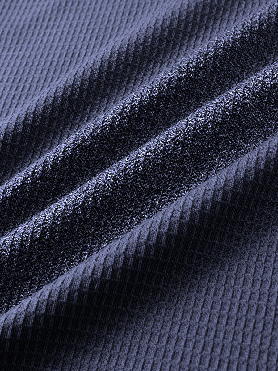 Men's Waffle Knit Short Sleeve Raglan T-Shirt