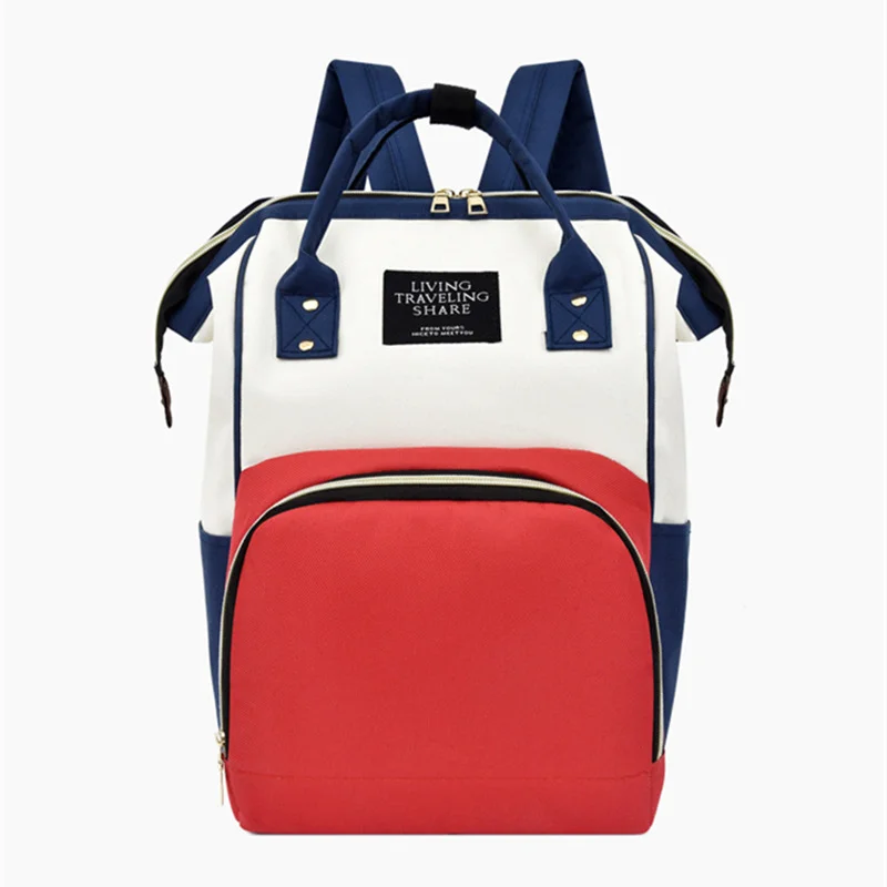 Zaino fasciatoio leggero, borsa da viaggio capiente per neonati con tasche termiche per biberon, zaino premaman impermeabile.