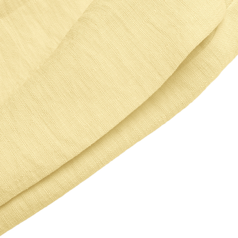 Chic Yellow Peplum Top & Wide-Leg Pants Set