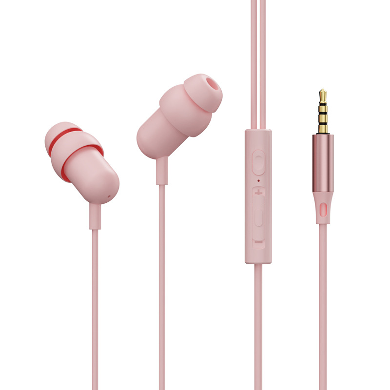 Wired In-Ear Earbuds with HD Microphone, Built-in Volume Slider & Soft Silicone Tips, 3.5mm / Type-C Universal Fit