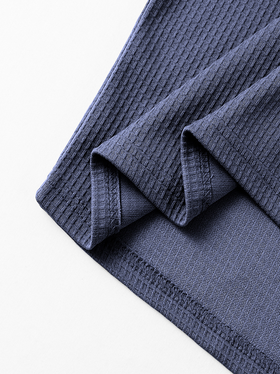 Men's Waffle Knit Short Sleeve Raglan T-Shirt