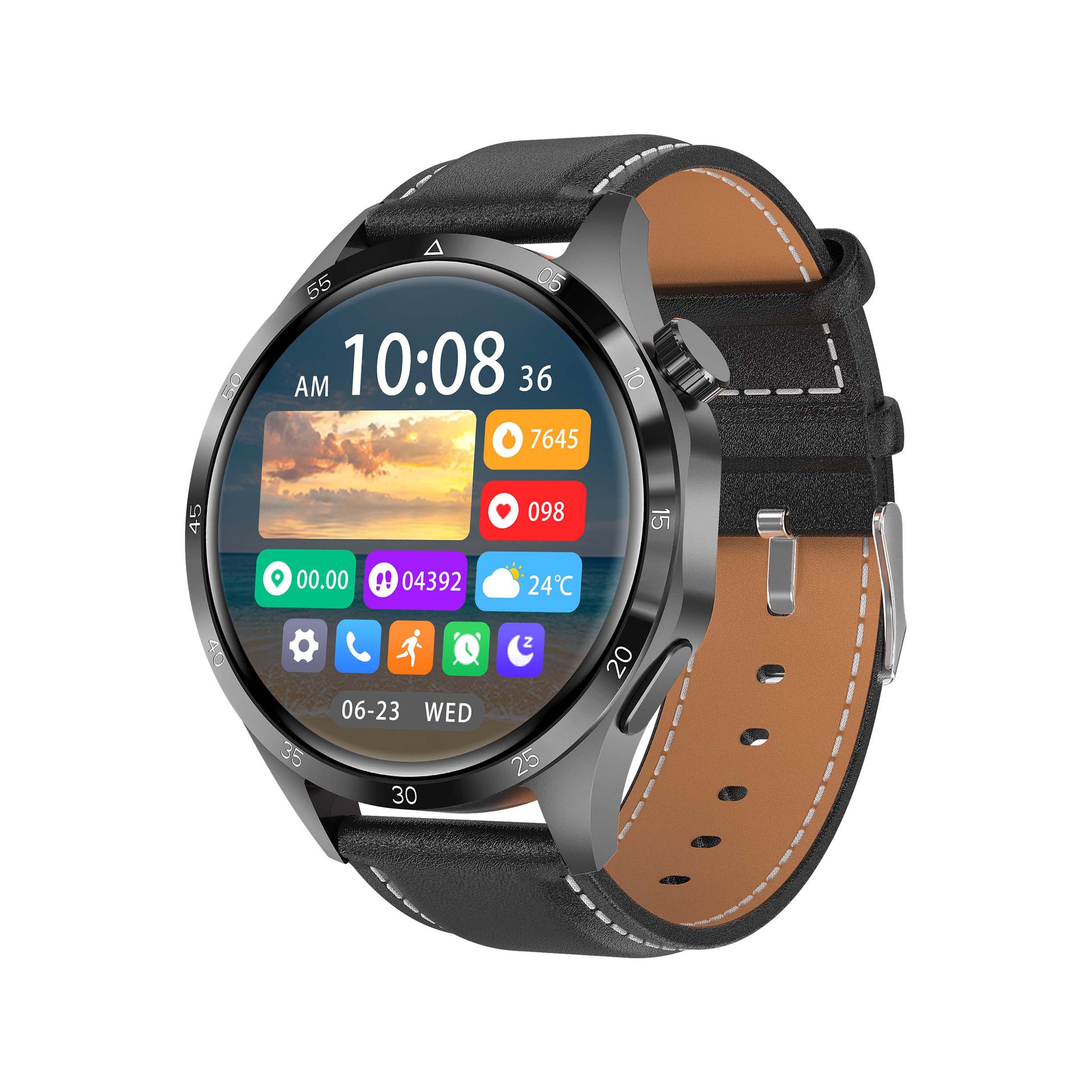 GT4 PRO+ Smartwatch mit AMOLED-Display, GPS, NFC und Bluetooth-Anruffunktion