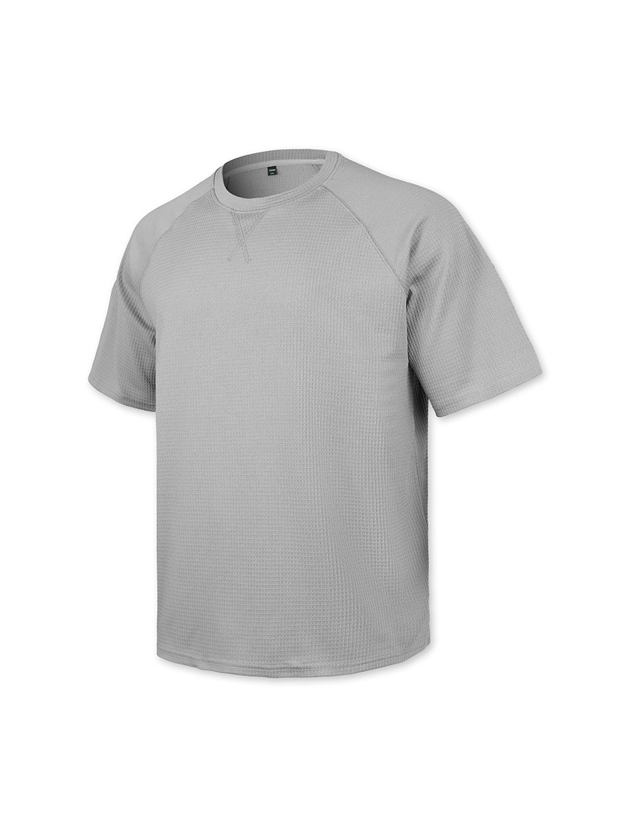 Men's Waffle Knit Short Sleeve Raglan T-Shirt