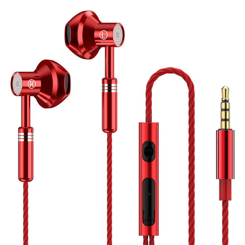 Ergonomic Wired Earphones with In-Line Mic & Audio Controls, Noise Isolating Earbuds for Phones, Laptops & Tablets