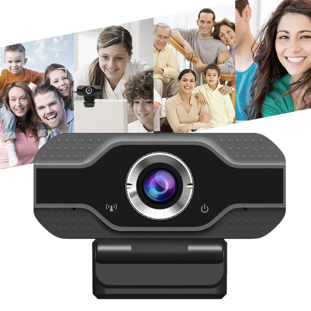 Full HD 1080p Webcam with Microphone, USB Computer Camera for Streaming, Video Conferencing, Online Learning