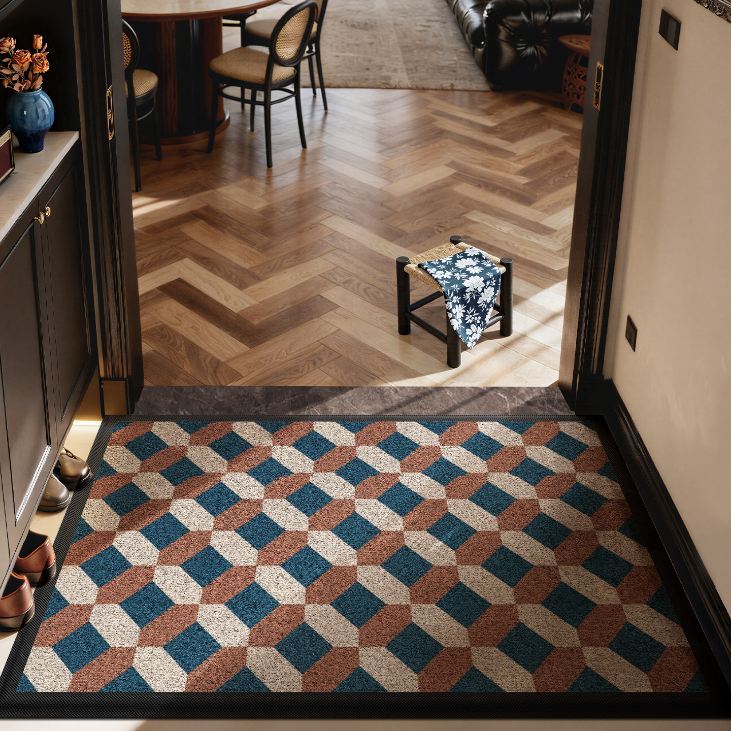Durable Non-Slip Entryway Door Mat for Home & Office