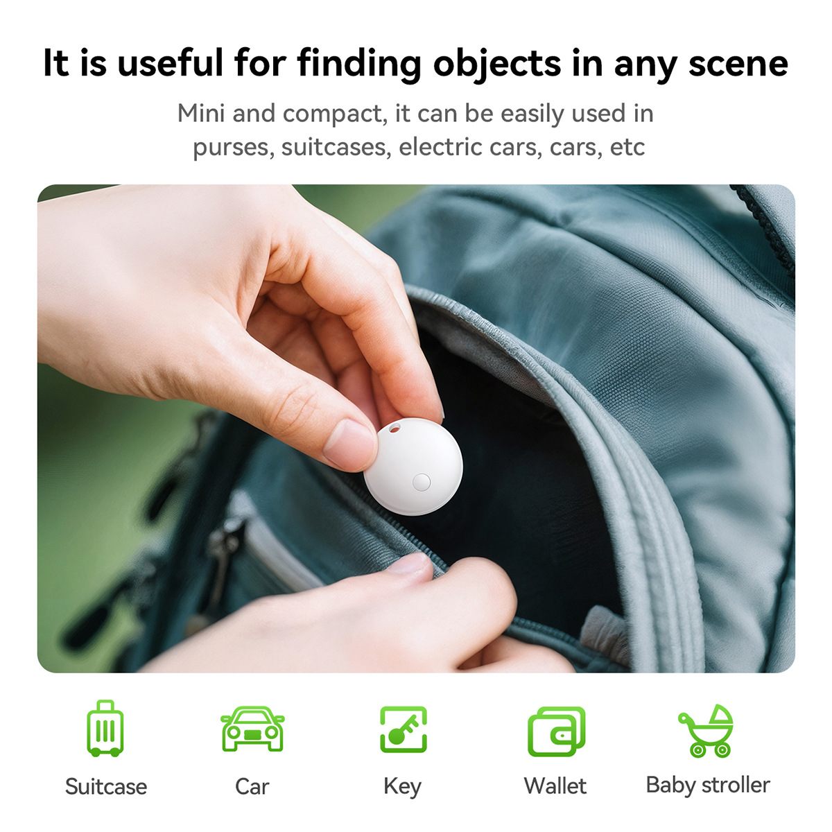 Google E93A Find My Device Smart Anti-Lost Tracker - Black