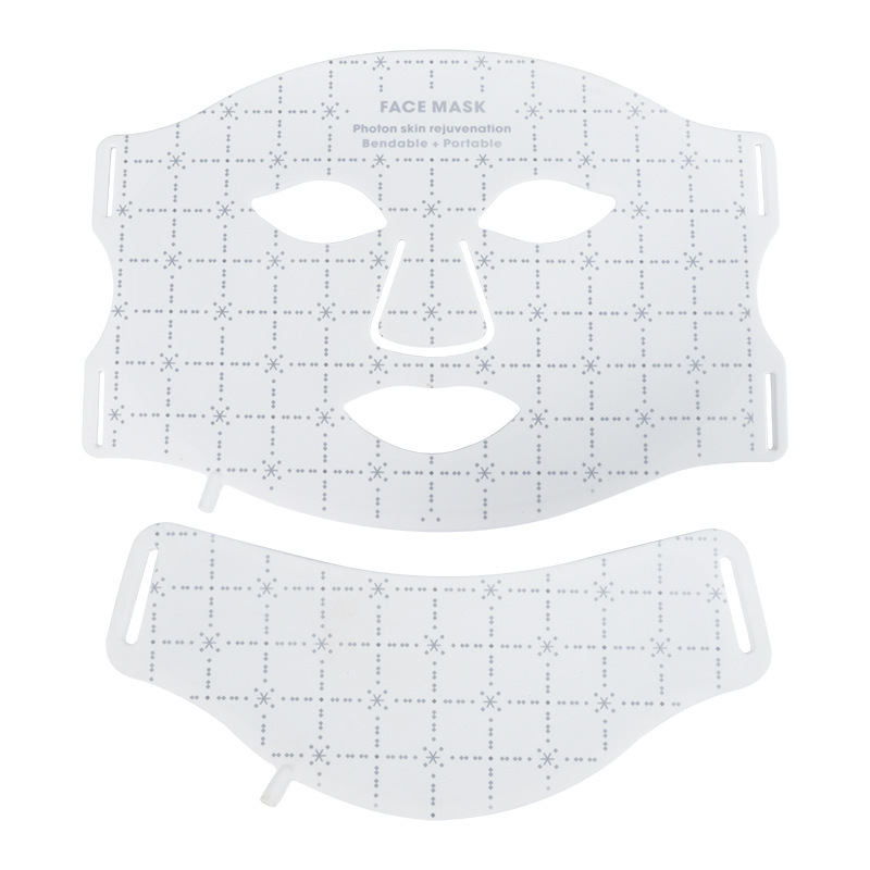 LED Photon Skin Rejuvenation Face and Neck Mask Set - Bendable & Portable