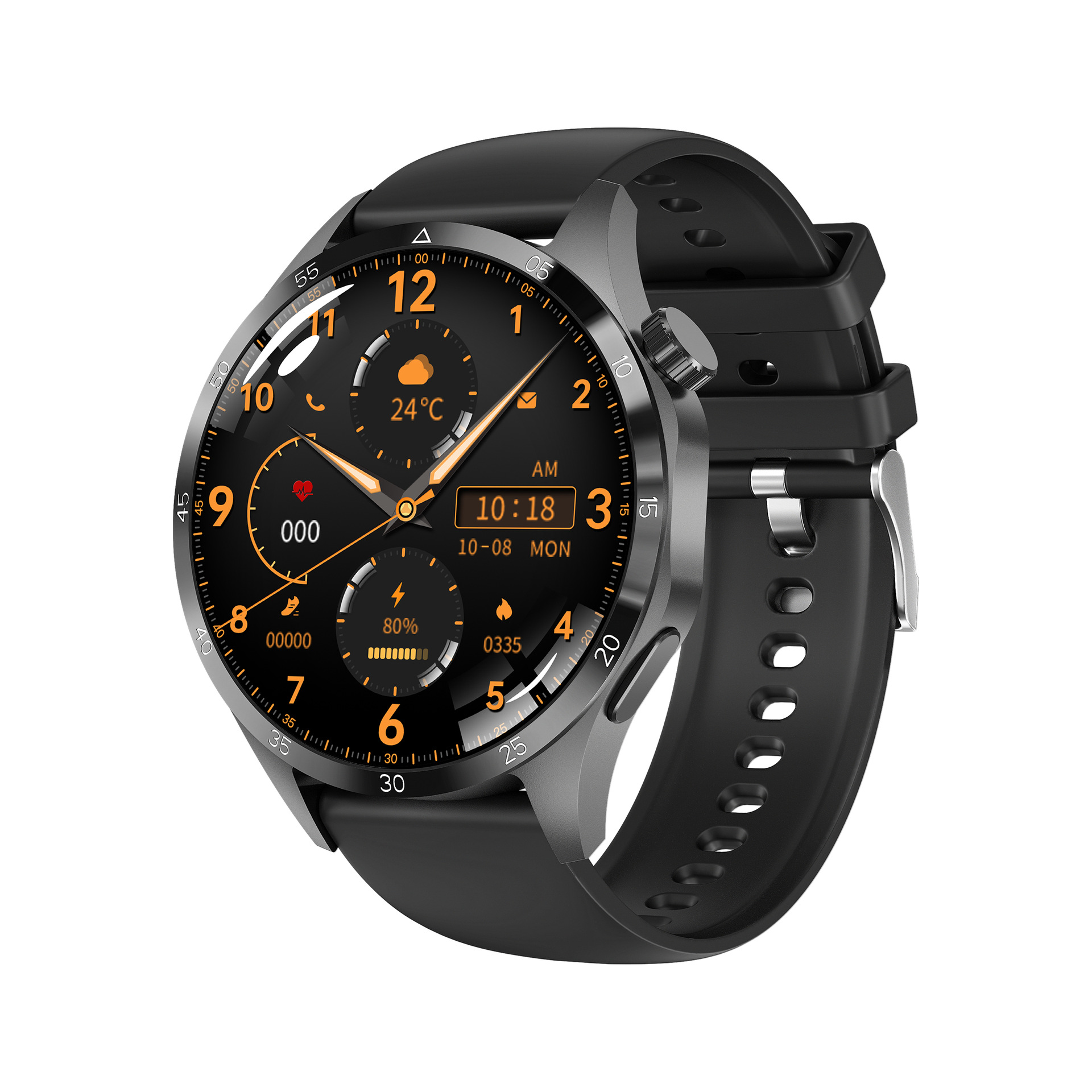GT4 PRO+ Smartwatch mit AMOLED-Display, GPS, NFC und Bluetooth-Anruffunktion