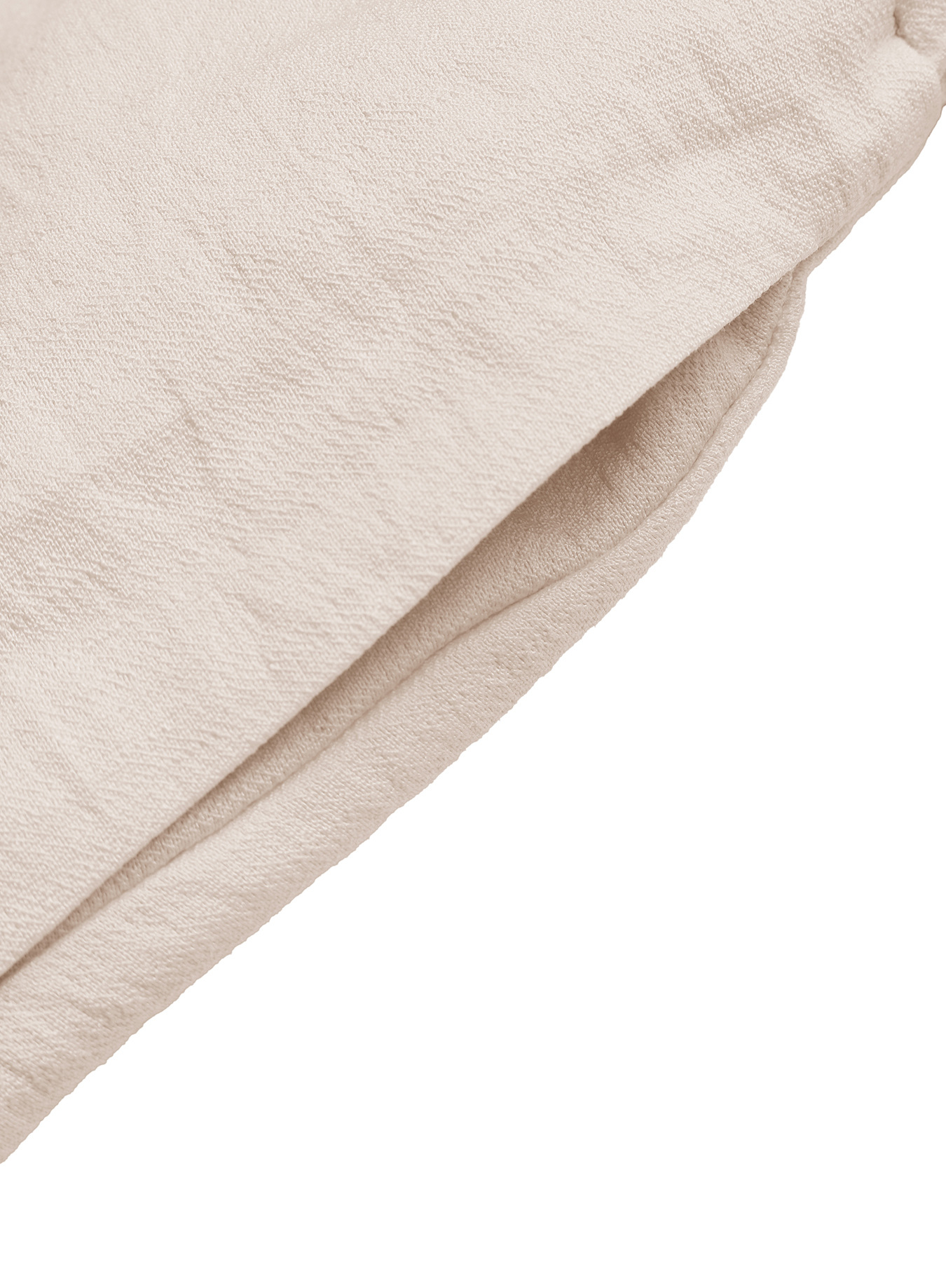 Women's Boho Shell Trim Elastic Waist Casual Shorts