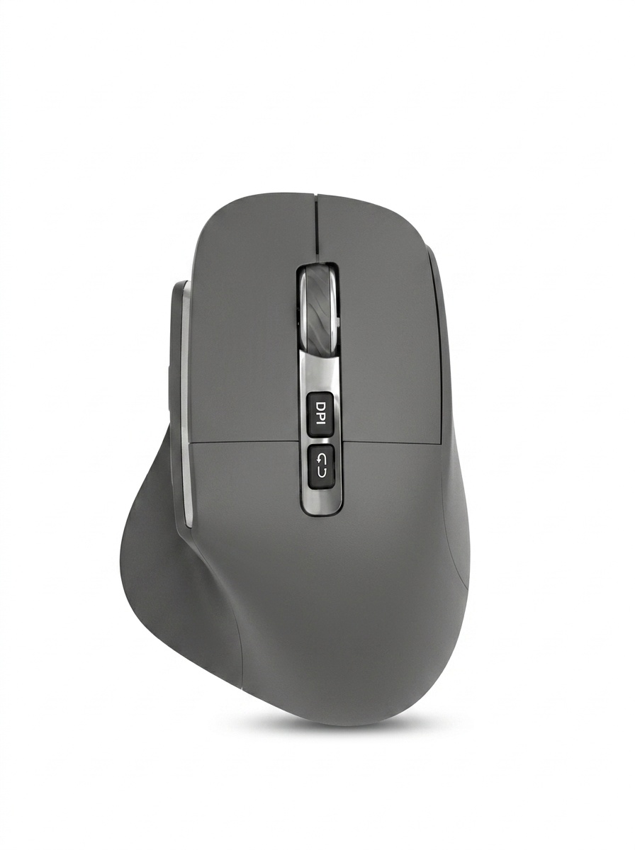 Ergonomic Wireless Vertical Mouse, Multi-Mode BT 5.3/2.4G/Wired, RGB Lighting, 5-Level DPI - Model H5 Pro
