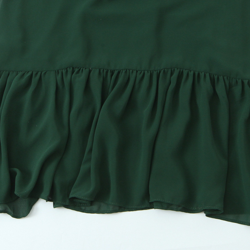 Vestido largo ajustado estilo francés vintage KUN-00122