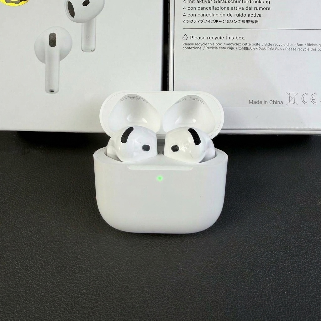 Auriculares Bluetooth con cancelación de ruido activa (ANC) y estuche de carga - Blanco - Air4 ANC