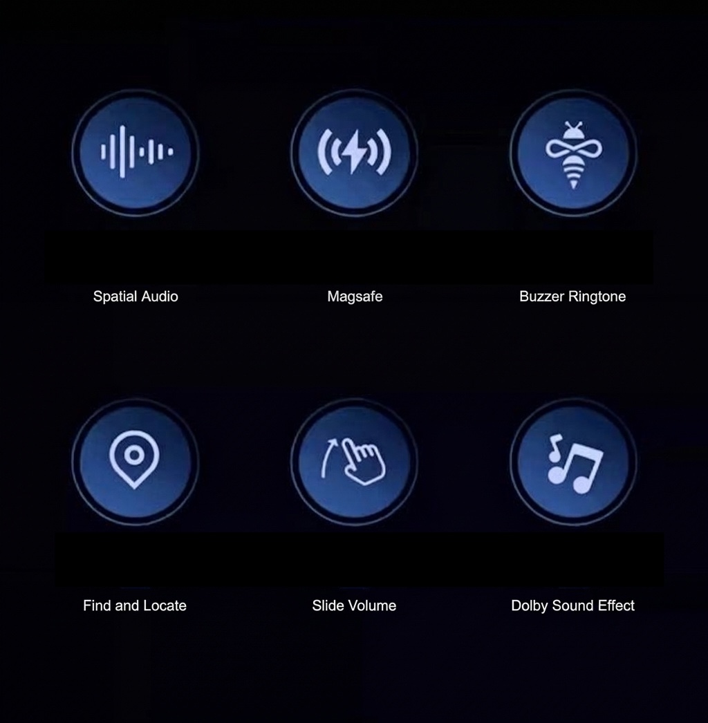 Auriculares Bluetooth con cancelación de ruido activa (ANC) y estuche de carga - Blanco - Air4 ANC
