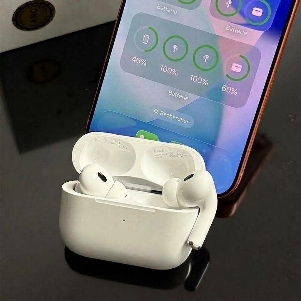 Écouteurs intra-auriculaires sans fil avec étui de chargement - Blanc - Pro2 6e génération